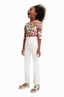 Desigual garota Camiseta floral multicolorida 6F4T21843