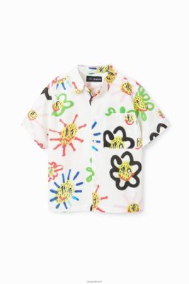 Desigual garoto Camisa do Sun Resort 6F4T21824