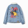 Desigual garoto Jaqueta de caminhão de jeans de Tunes Looney 6F4T21708