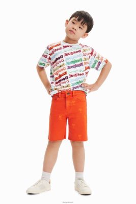Desigual garoto agora shorts de jeans das Bermudas 6F4T21847