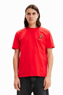 Desigual homens Camiseta de pássaro de manga curta 6F4T21527