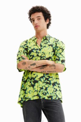 Desigual homens camisa floral resort 6F4T21692