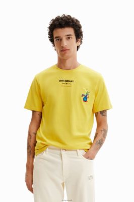 Desigual homens sem es-shirt de manga curta es mismo 6F4T21572