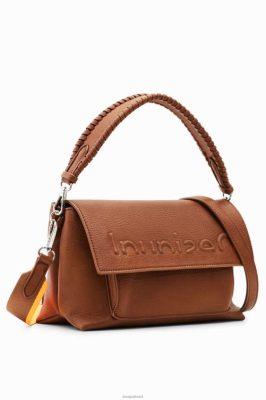 Desigual mulheres Bolsa Crossbody de meio logotipo de médio porte 6F4T2137