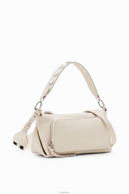 Desigual mulheres Bolsa de Crossbody de Crossbody de Half-Logo de médio porte 6F4T21227