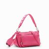 Desigual mulheres Bolsa de Crossbody de Crossbody de Half-Logo de médio porte 6F4T21238