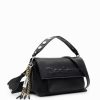 Desigual mulheres Bolsa de Crossbody de Crossbody de Half-Logo de médio porte 6F4T21276
