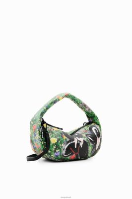 Desigual mulheres Bolsa de ilustrações florais pequenas 6F4T2723