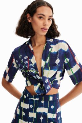 Desigual mulheres Camisa Stella Jean Resort 6F4T2432