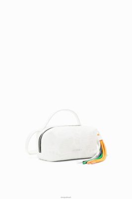 Desigual mulheres Mini Bolsa Crossbody com flores bordadas 6F4T21346