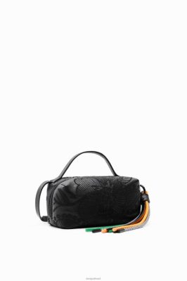 Desigual mulheres Mini Bolsa Crossbody com flores bordadas 6F4T21359