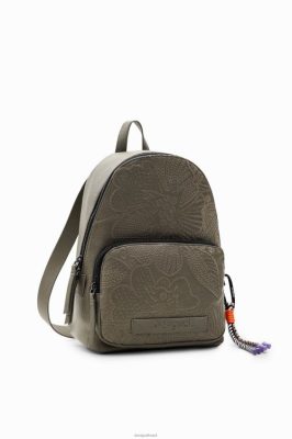 Desigual mulheres Mochila de bordado floral pequeno 6F4T21220
