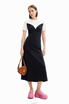 Desigual mulheres Vestido de efeitos de coresot-espartilho de Maitrepierre 6F4T21019