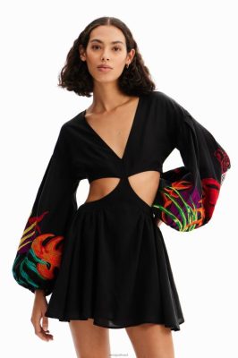 Desigual mulheres Vestido de recortes de Stella Jean 6F4T2286