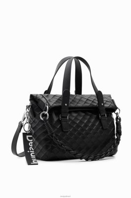 Desigual mulheres bolsa em relevo de médio porte 6F4T21195