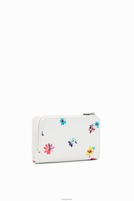 Desigual mulheres carteira de flor de médio porte 6F4T21342