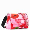 Desigual mulheres m. Bolsa Cristã Lacroix Mid -Size Lips Crossbody 6F4T2522