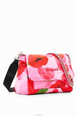Desigual mulheres m. Bolsa Cristã Lacroix Mid -Size Lips Crossbody 6F4T2522