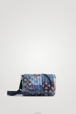 Desigual mulheres pano bordado com bolsa de esteira 6F4T21389